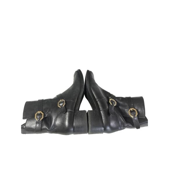 COLE HAAN Women's Leela Grand Moto Leather Booties Black Size 9B - Picture 3 of 16